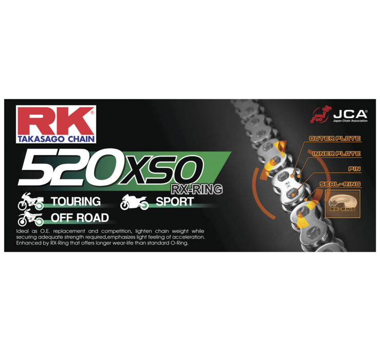 RK 520XSO RX-Ring Chain (Natural)