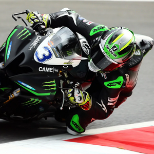 4SR RR EVO III Monster Green Z AR Motorcycle Racing Suit On the Track