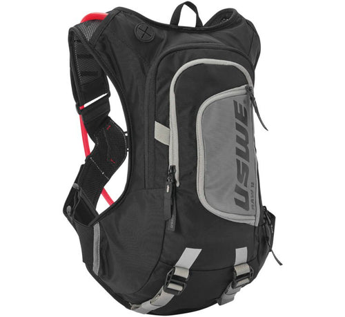 USWE Raw 12 Backpack with 3L Hydration Bladder (Carbon Black)