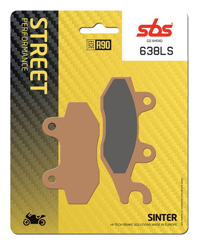 SBS Sintered Brake Pads 638LS (Rear) - Street Performance