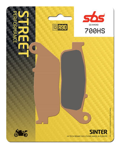 SBS Sintered Brake Pads 700HS (Front) - Street Performance
