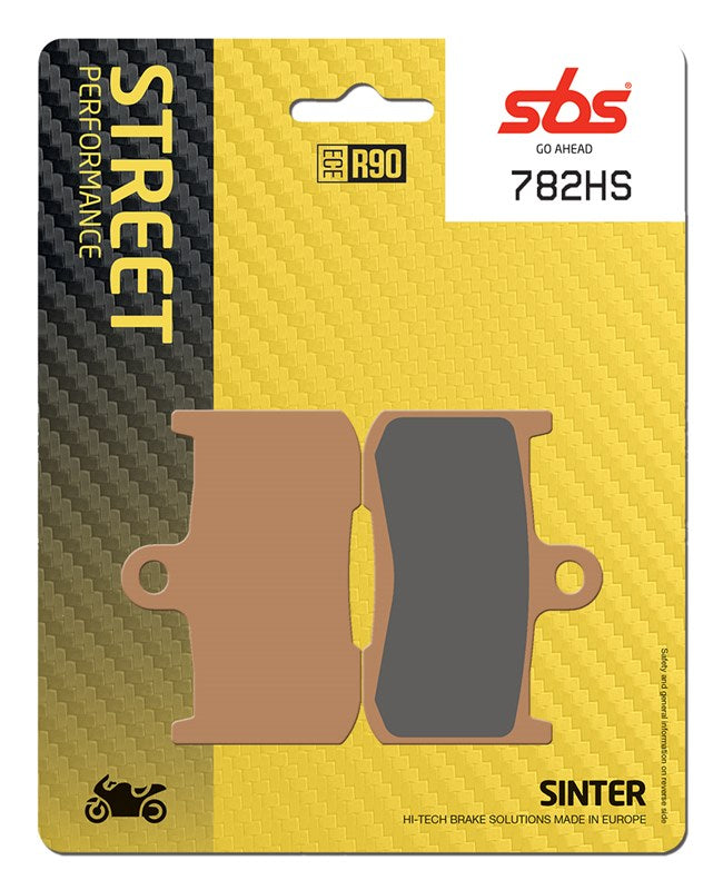 SBS Sintered Brake Pads 782HS (Front) - Street Performance