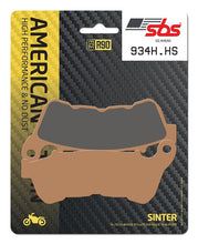 Load image into Gallery viewer, SBS Sintered Brake Pads 934H.HS (Front) - American Performance