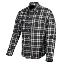 Load image into Gallery viewer, Speed and Strength - Black Nine Reinforced Moto Shirt (Black/White)