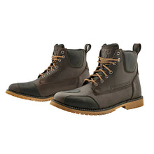 Load image into Gallery viewer, Speed and Strength - Call To Arms (CTA) 2.0 Leather Boots Pair Brown Side View