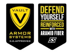 Speed and Strength - Moment of Truth Jacket Vault Armor System tag