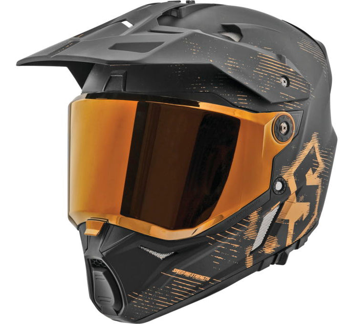 Speed and Strength SS2600 Fame and Fortune Helmet (Black/Gold)