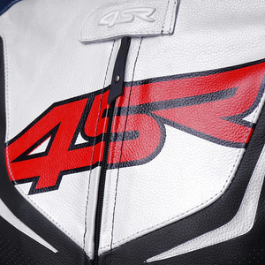 4SR TT Replica Series Motorcycle Jacket (Tricolor 020) Chest logo