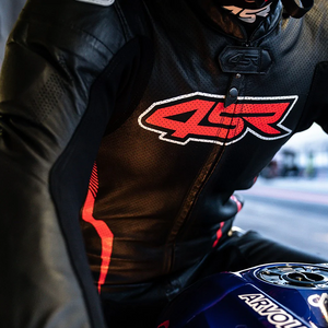 4SR Ultra Light AR Motorcycle Racing Suit On Bike