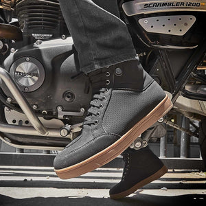 Speed and Strength - United By Speed Moto Shoe on Motorcycle