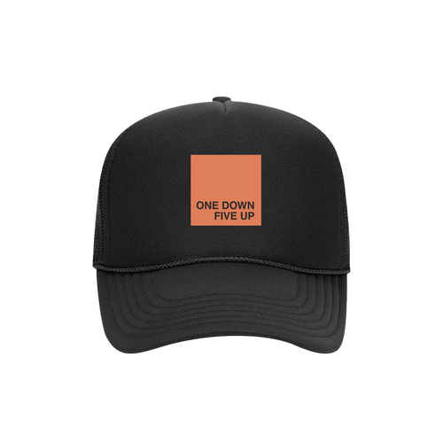 One Down Five Up, Yammie Noob Foam Trucker Hat, Black