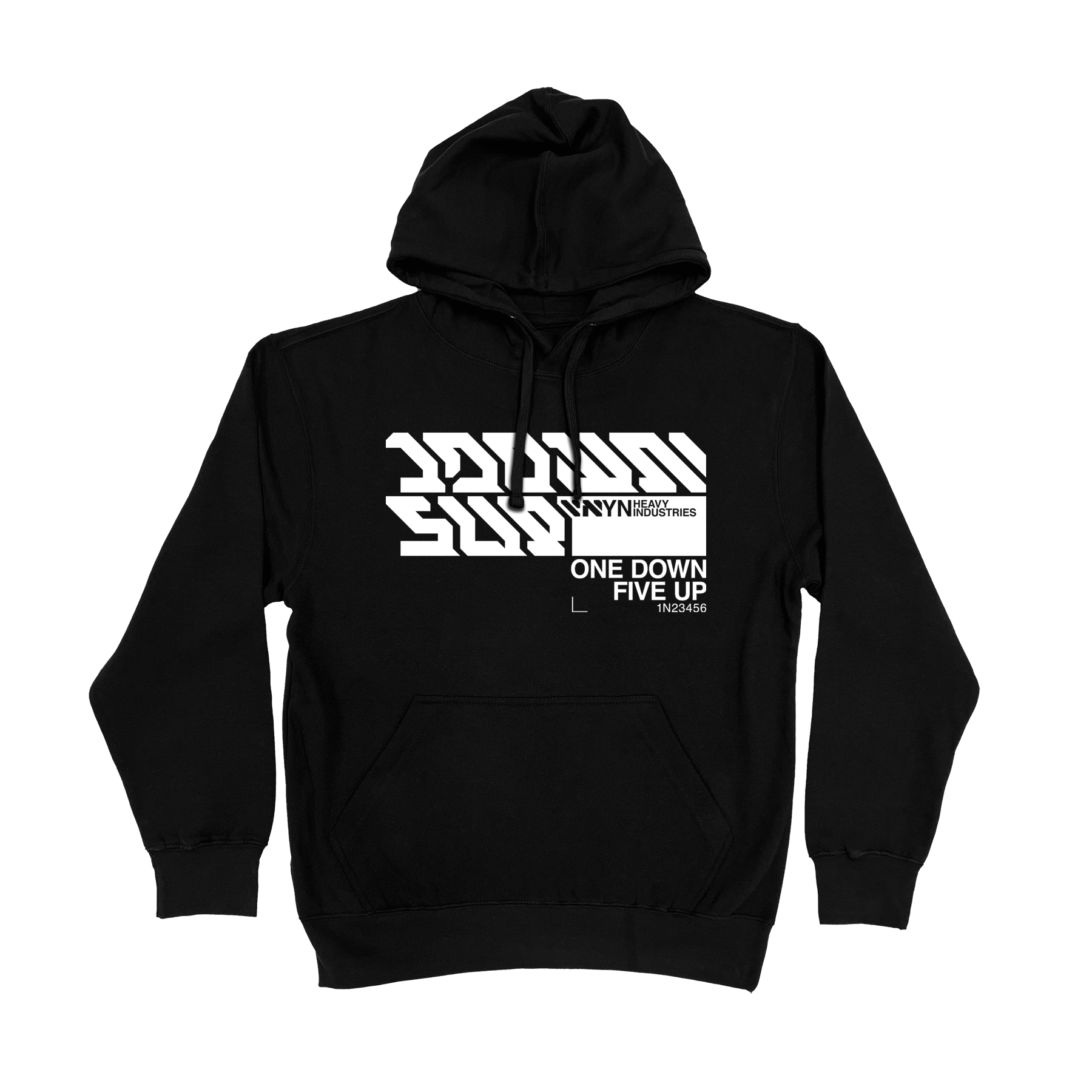 1 Down 5 Up, Yammie Noob Black Hoodie | Yammie Noob – YN MOTO