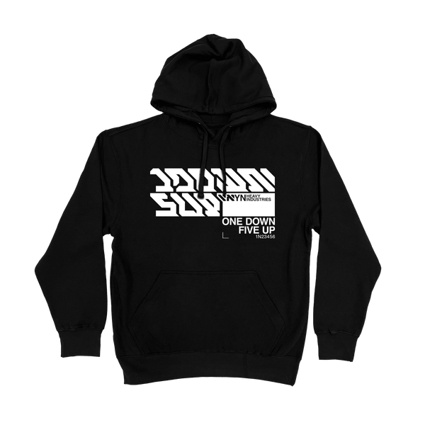 1 Down 5 Up, Yammie Noob Black Hoodie | Yammie Noob – YN MOTO