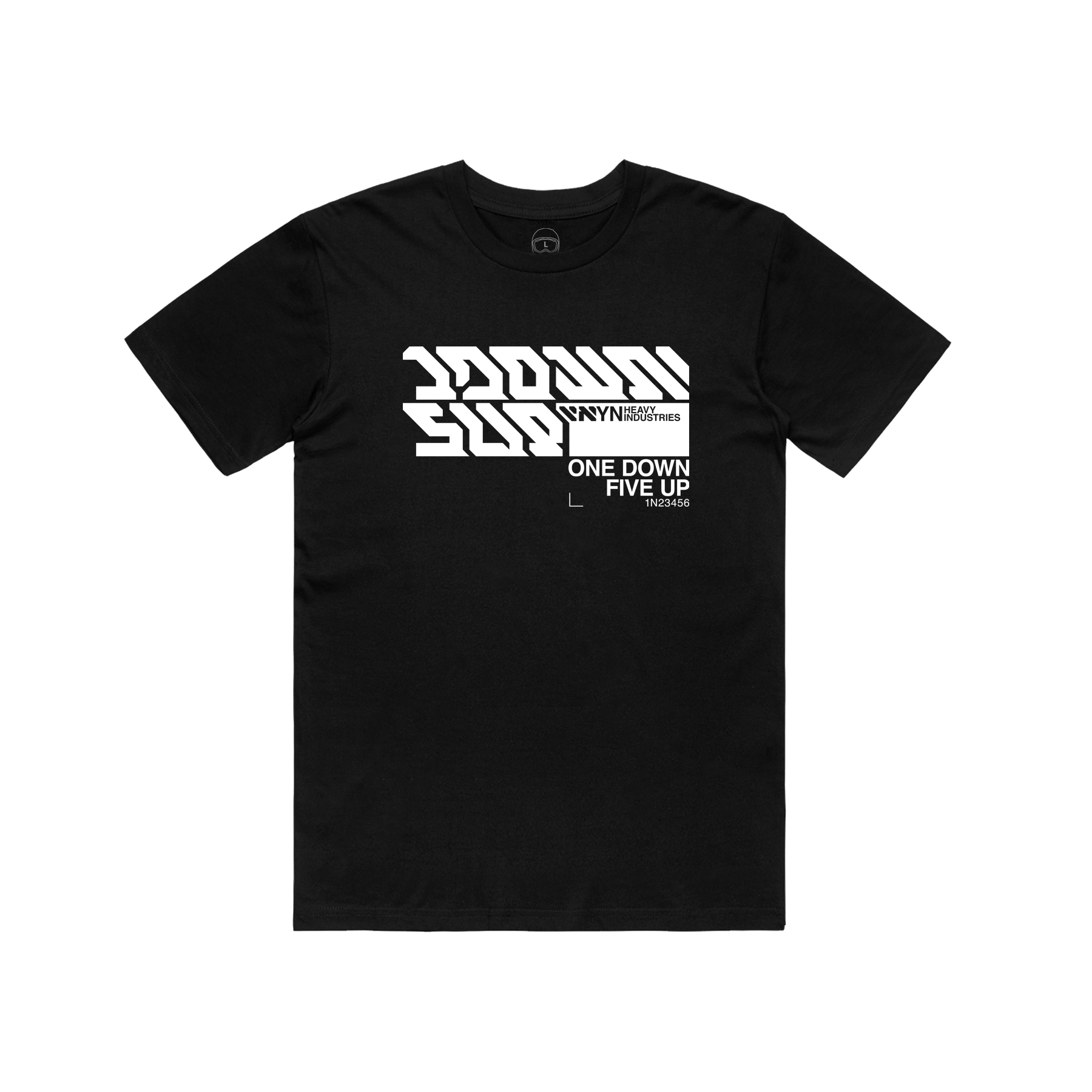 1 Down 5 Up, Yammie Noob Black Tee – YN MOTO