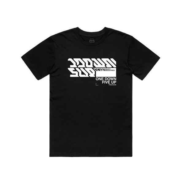 1 Down 5 Up, Yammie Noob Black Tee – YN MOTO