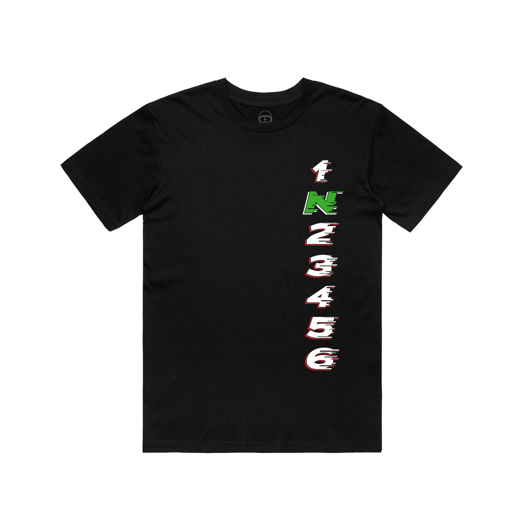 One Down Five Up, Yammie Noob Black Tee – YN MOTO
