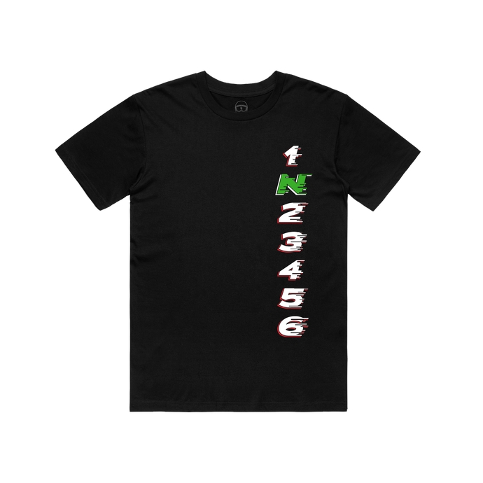 One Down Five Up, Yammie Noob Black Tee