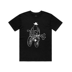 YEET Cowboy, Yammie Noob Black Tee