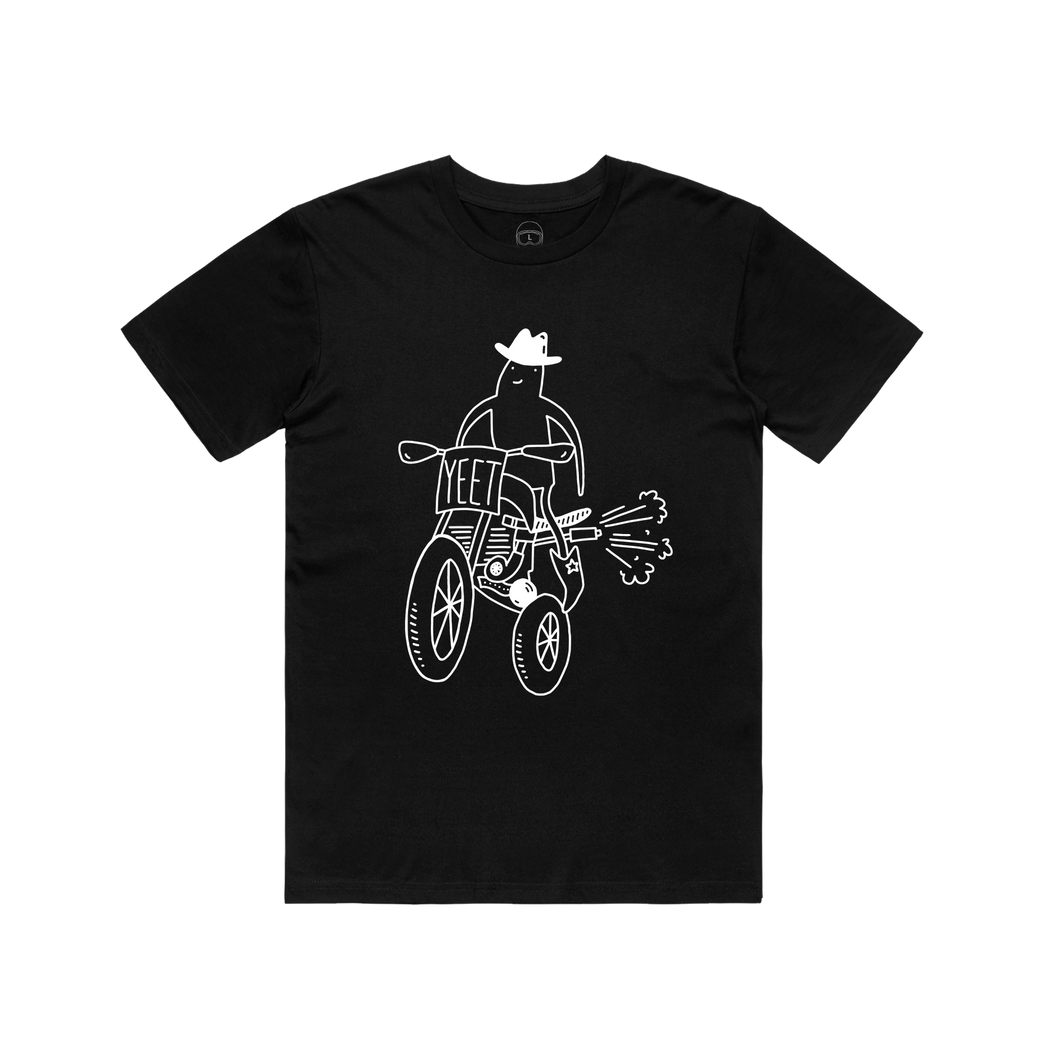 YEET Cowboy, Yammie Noob Black Tee