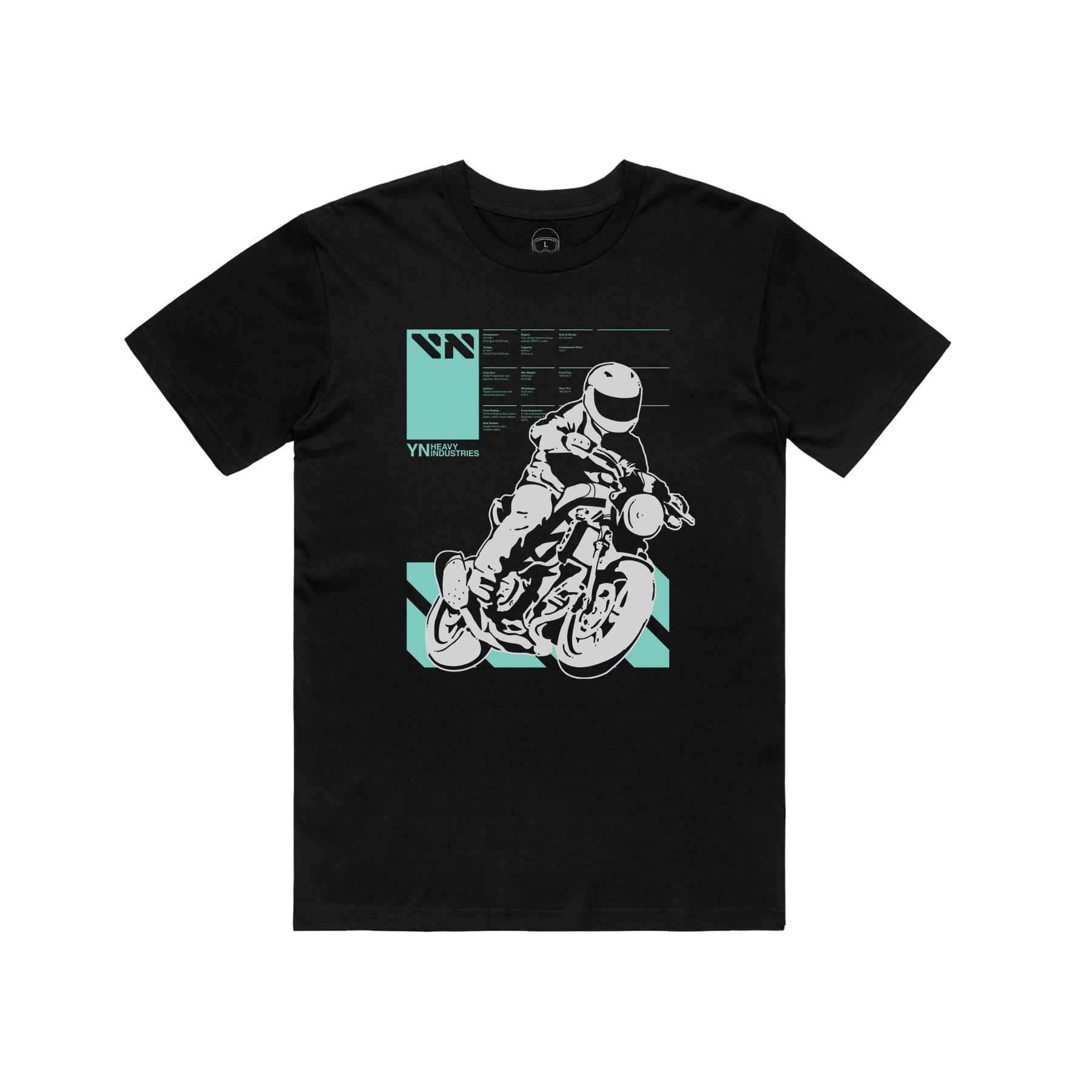 Naked Bike Supporter, Yammie Noob Black Tee – YN MOTO