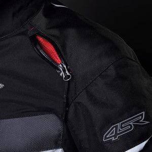 4SR Young Gun Shadow Motorcycle Jacket Chest Zipper