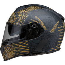 Load image into Gallery viewer, Z1R Warrant Helmet (Black/Gold)