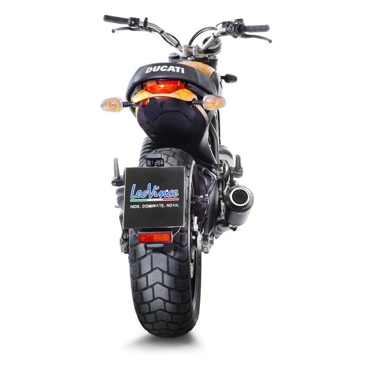 LeoVince LV-10 Slip-On Exhaust for the Ducati Scrambler (2015-2020) – YN  MOTO