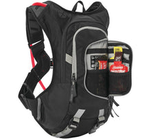 Load image into Gallery viewer, USWE Raw 12 Backpack with 3L Hydration Bladder (Carbon Black) Open
