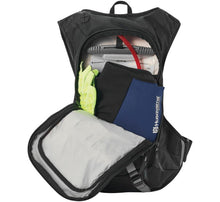 Load image into Gallery viewer, USWE Raw 12 Backpack with 3L Hydration Bladder (Carbon Black) Open Pack