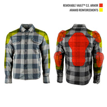 Load image into Gallery viewer, Speed and Strength - True Grit Armored Moto Shirt Armor