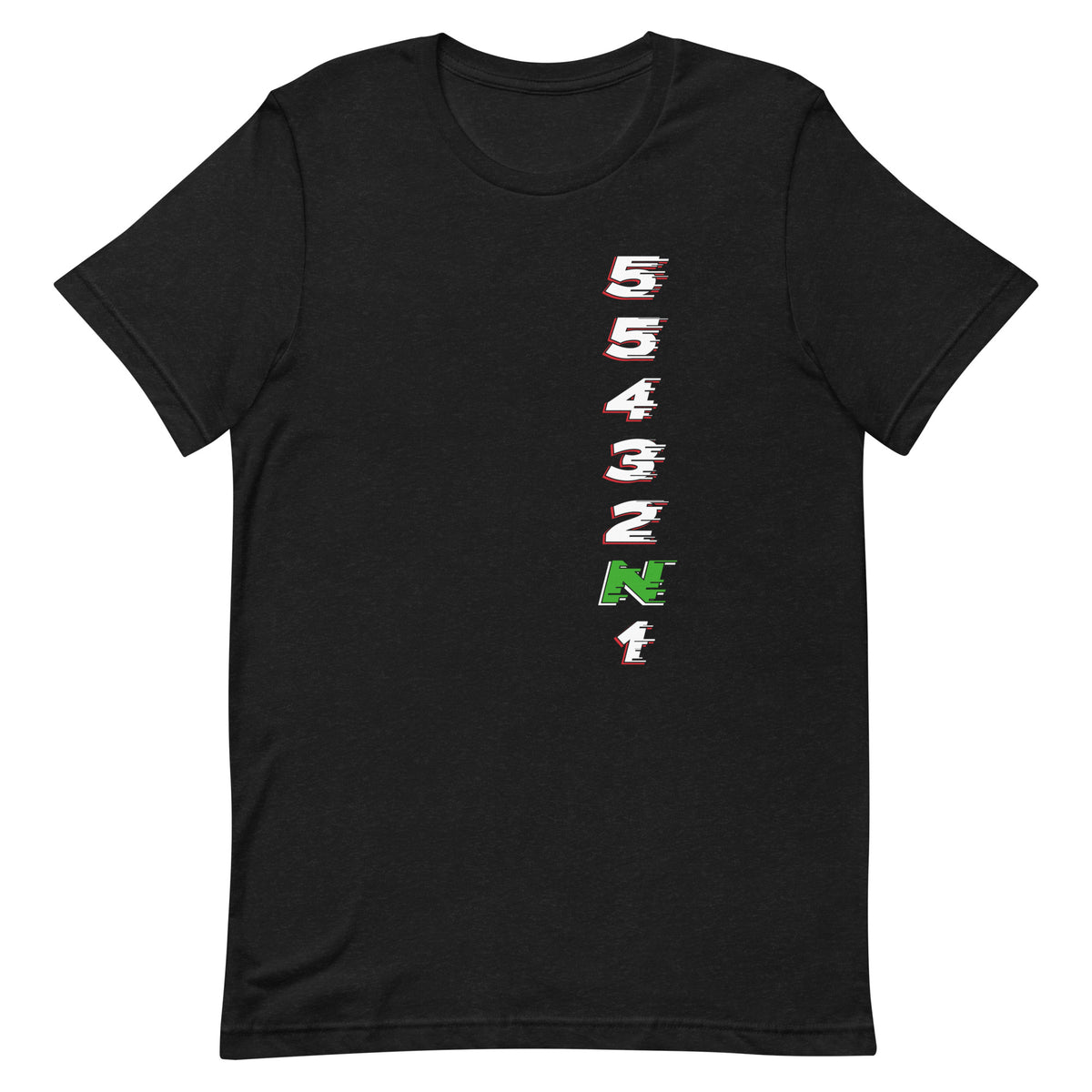 1 Down 5... 5 Up Tee Shirt (White Number) – YN MOTO