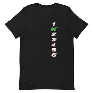 1 Up 5 Down Tee Shirt (White Numbers)