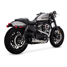 Load image into Gallery viewer, Vance &amp; Hines 2-into-1 Upsweep Exhaust Stainless