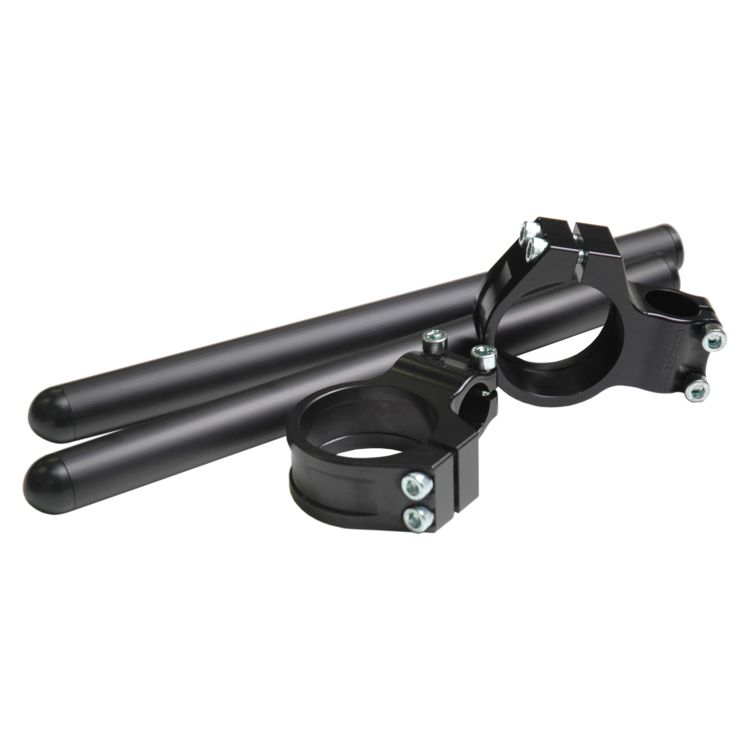 Vortex 7° Degree Clip-On Handlebar Kit (Black or Silver)
